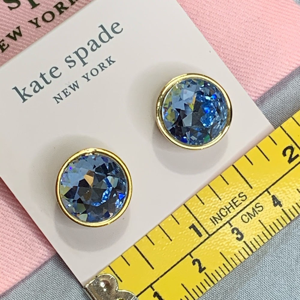 Kate Spade Blue Reflecting Pool Stud Earrings
